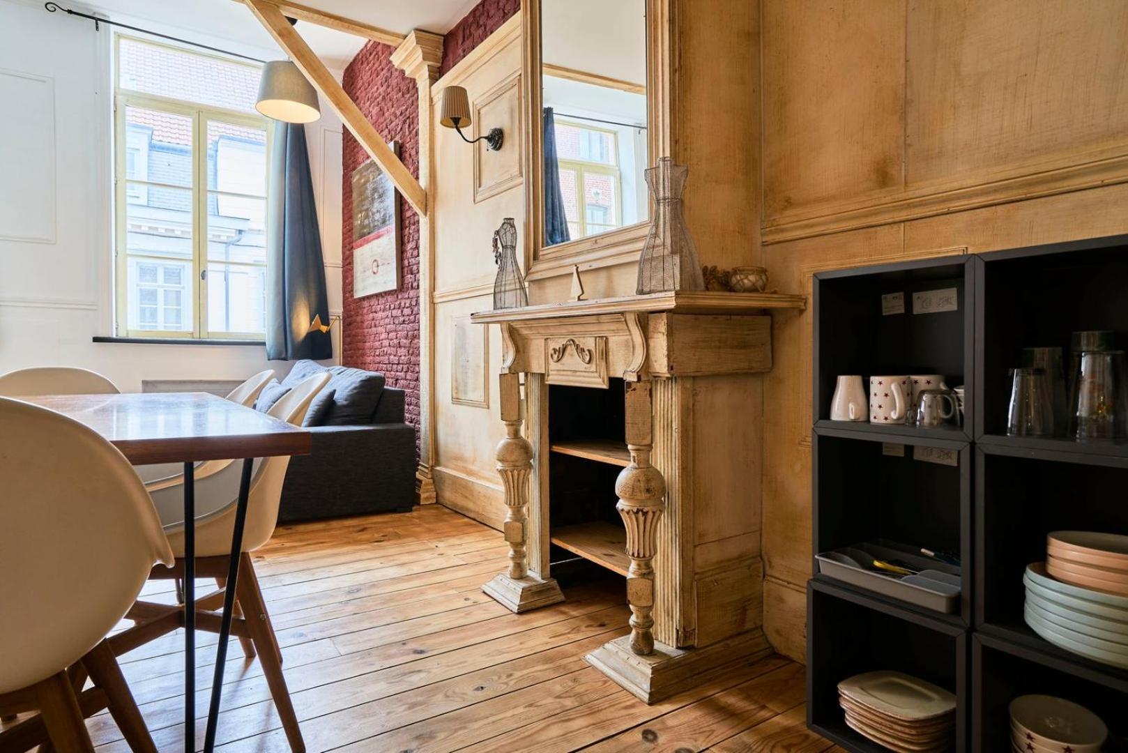 Old Lille Charming Duplex Apartment מראה חיצוני תמונה
