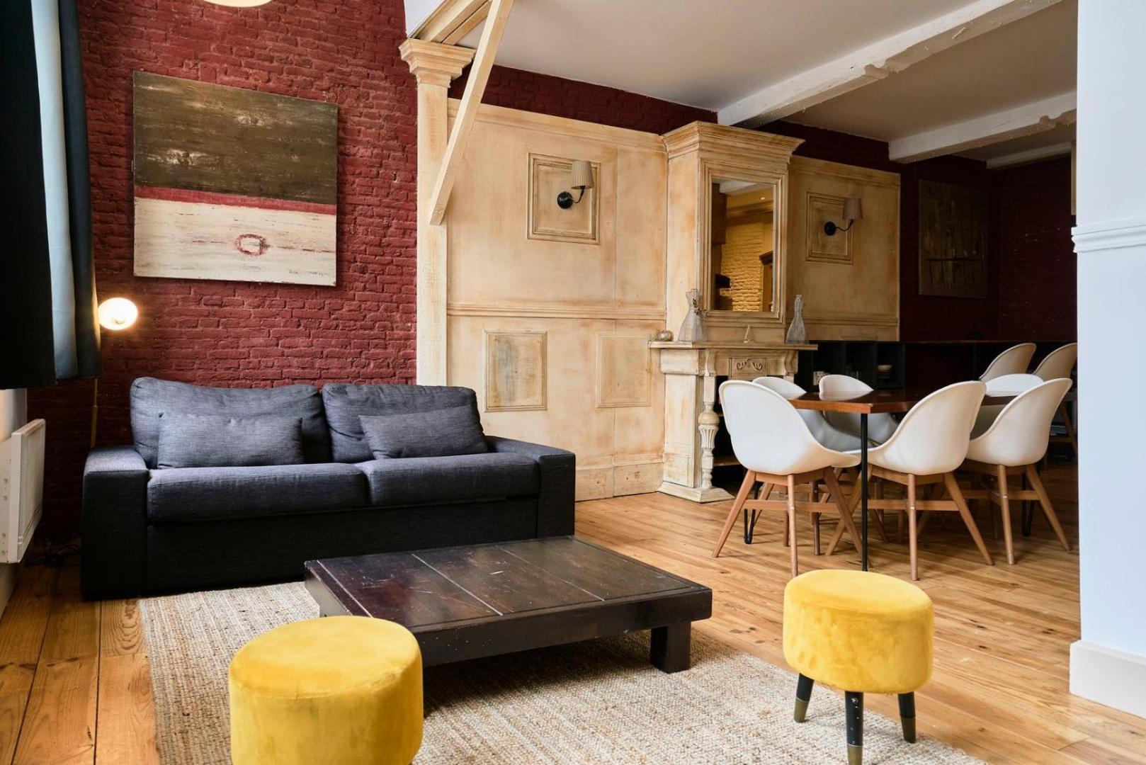 Old Lille Charming Duplex Apartment מראה חיצוני תמונה